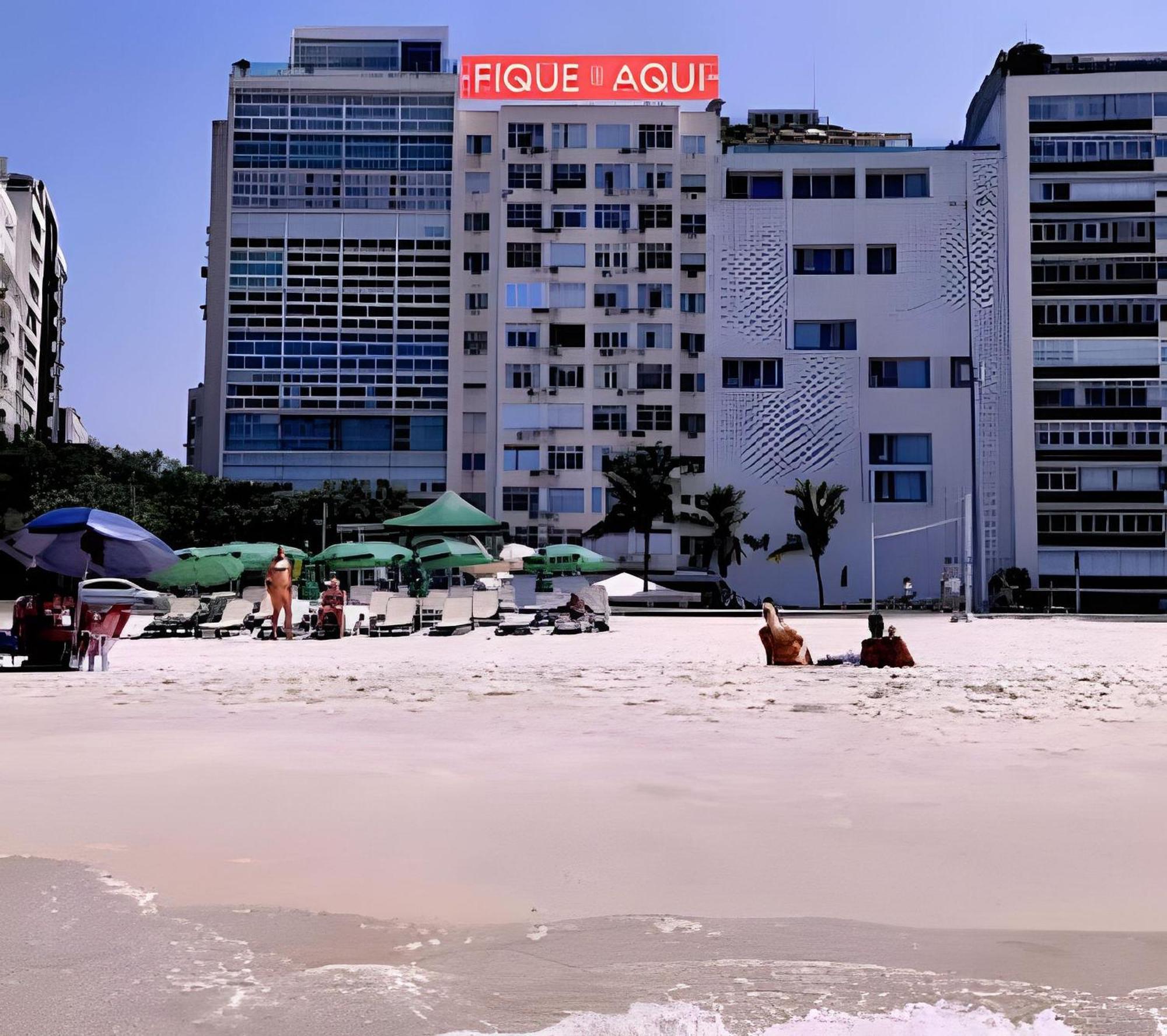 Studio Pe Na Areia Em Copacabana Rio de Janeiro Buitenkant foto