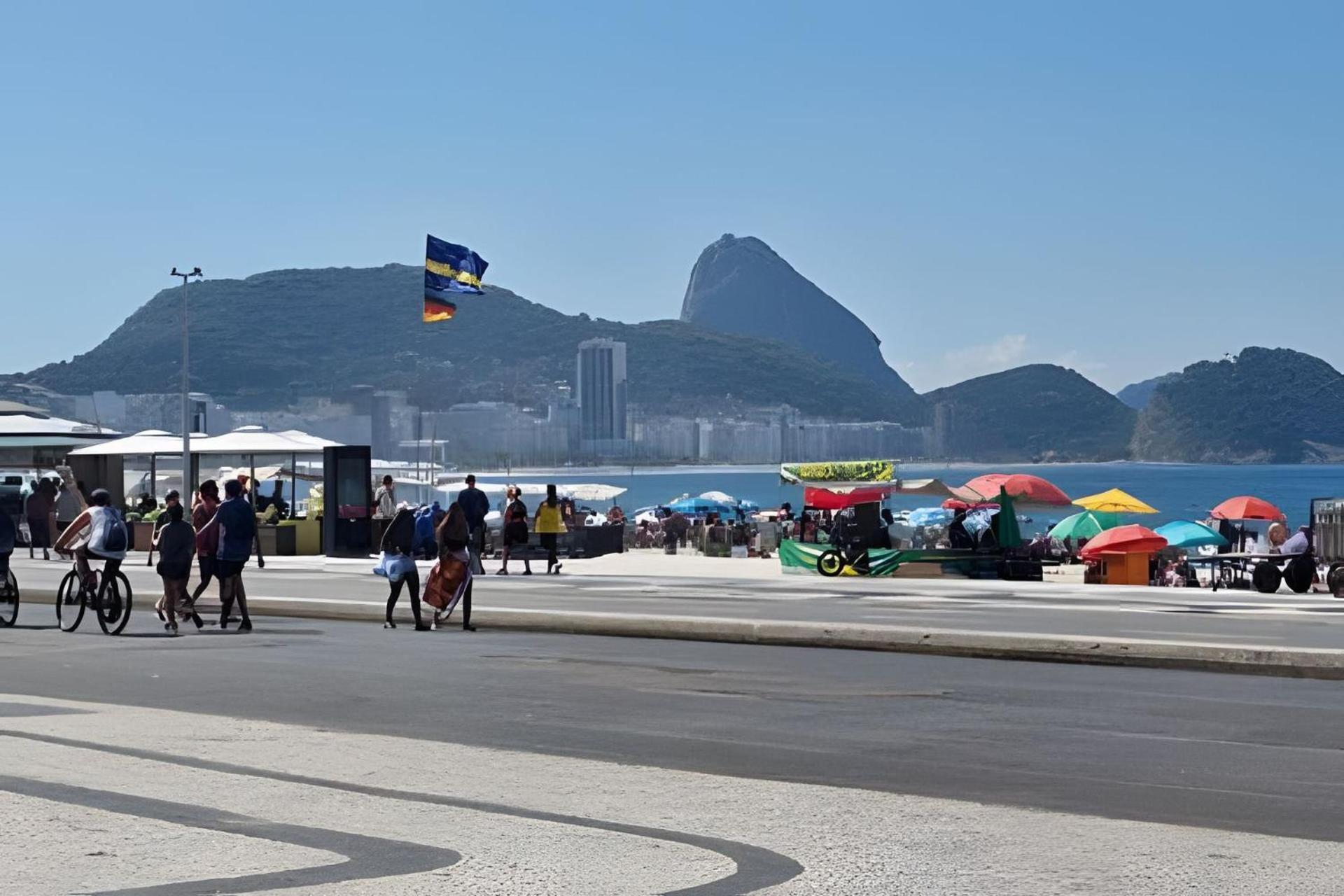 Studio Pe Na Areia Em Copacabana Rio de Janeiro Buitenkant foto